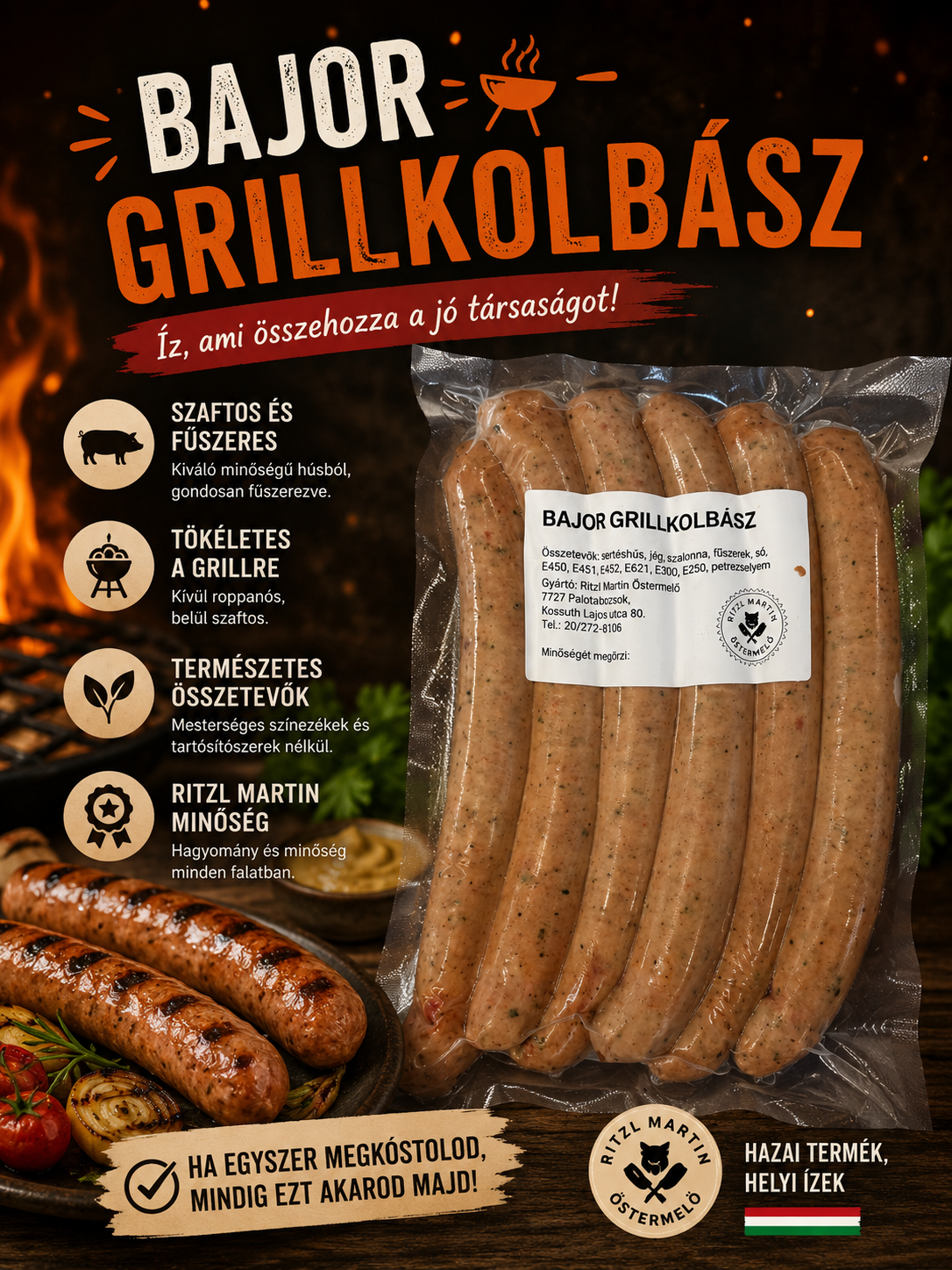 Bajor Grillkolbász